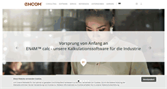 Desktop Screenshot of encom.de