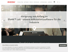 Tablet Screenshot of encom.de