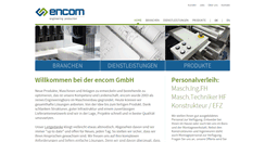 Desktop Screenshot of encom.ch