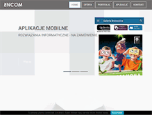 Tablet Screenshot of encom.pl