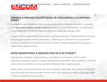 Tablet Screenshot of encom.cz